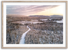 Load image into Gallery viewer, Sunset In Winter Wonderland
